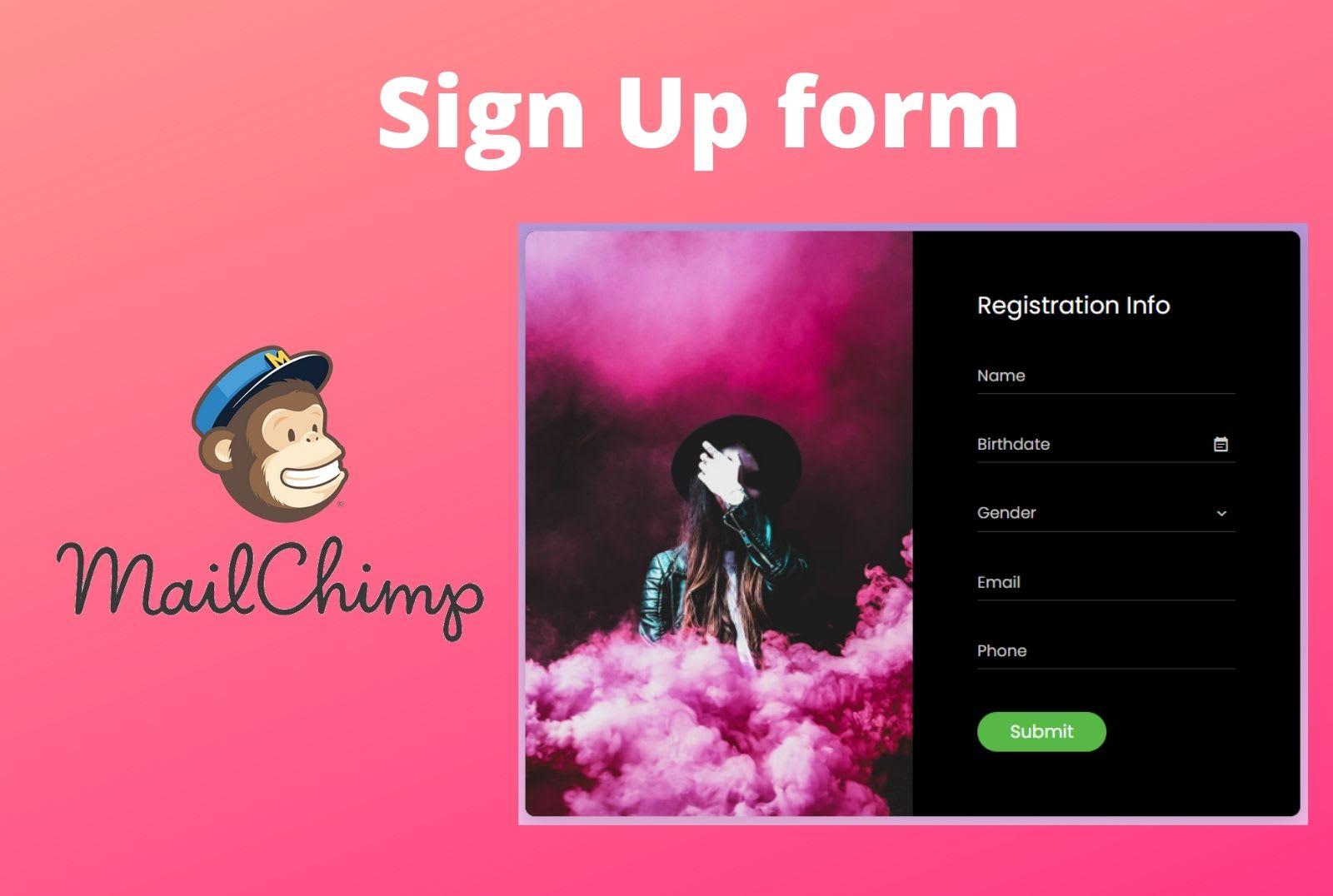 I will do shopiify mailchimp automation, signup and pop up form