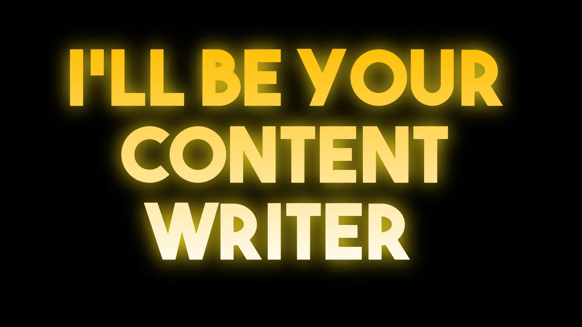 I will write you SEO friendly website content