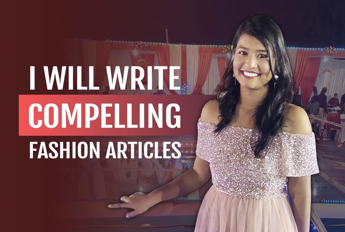 I will write SEO blog articles on fashion, beauty or lifestyle