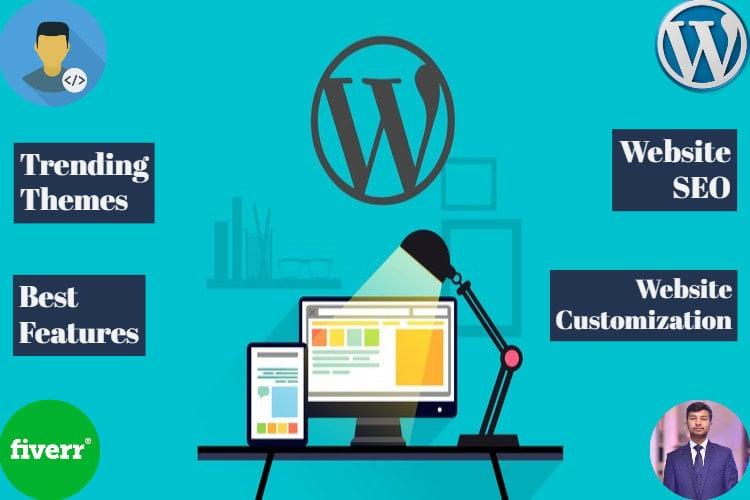 I will create an attractive custom wordpress site