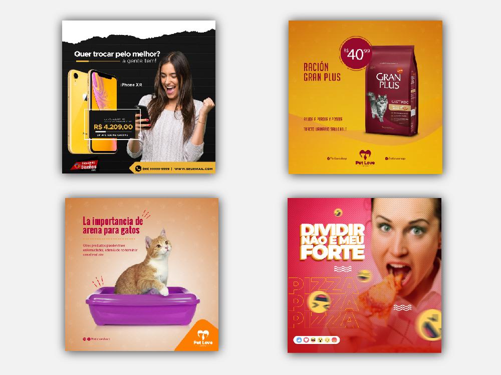 I will attractive social media post design