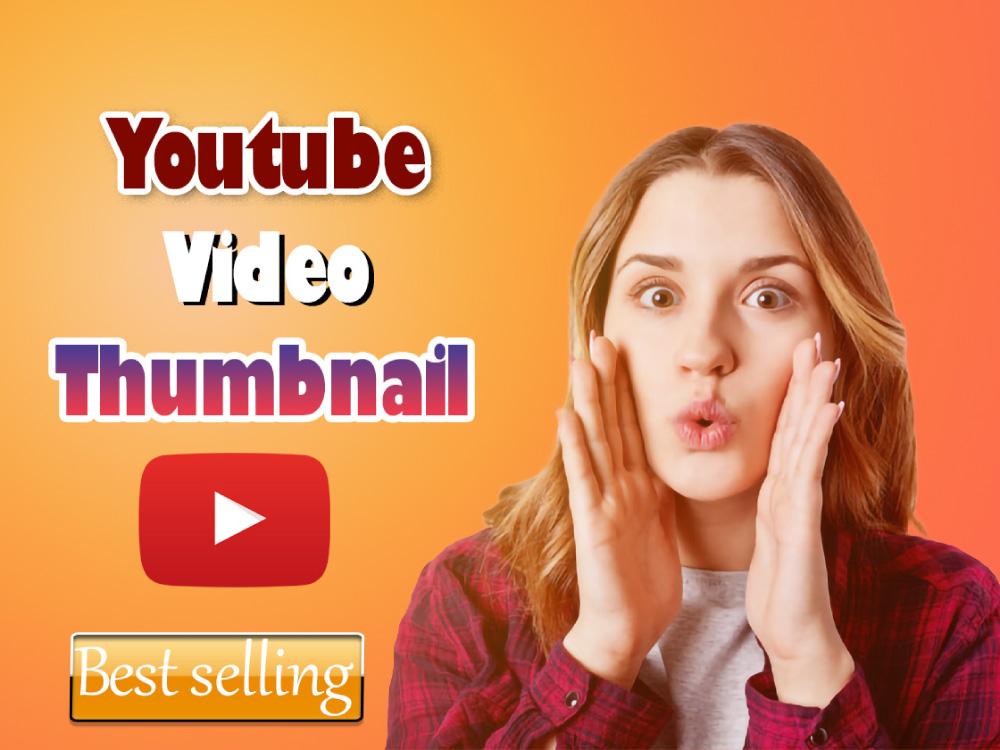 You will get Eye-catchy YouTube thumbnail design 