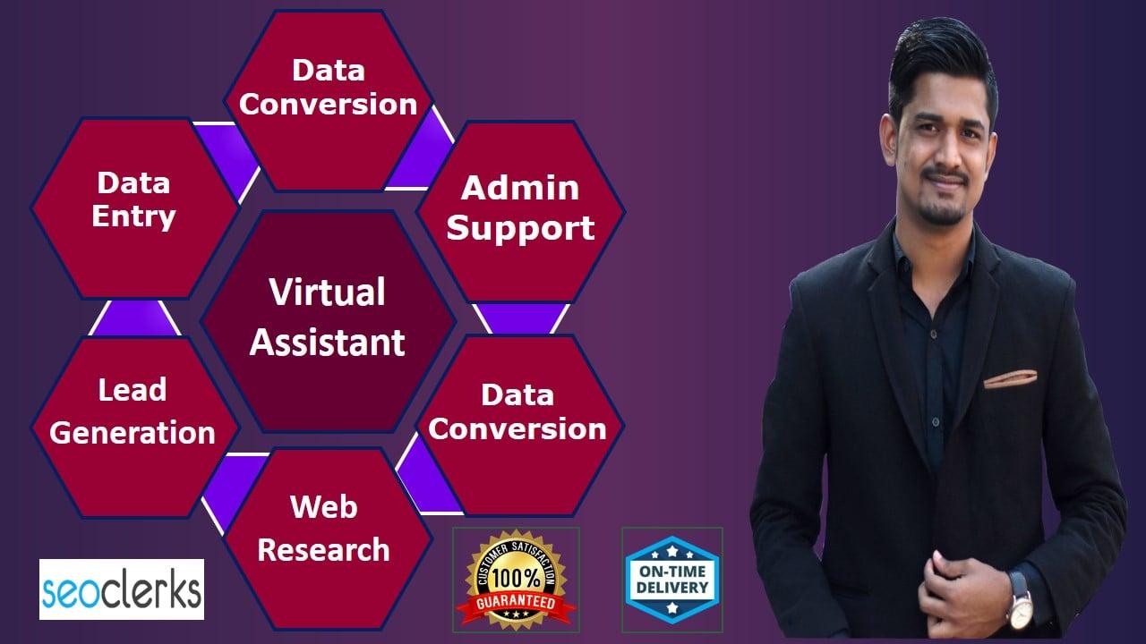 I will do any virtual assistant, copy paste and data entry job