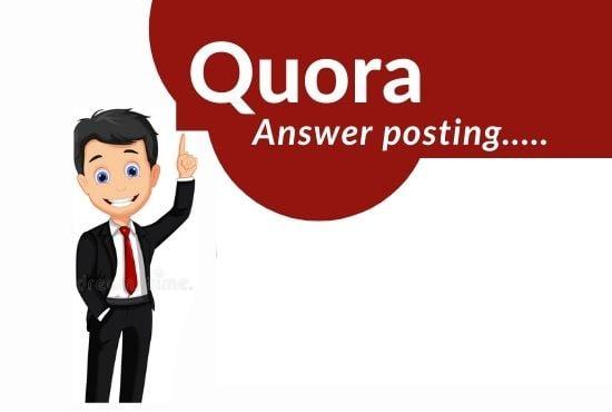 I will promote your website by 10 high quality Quora answers