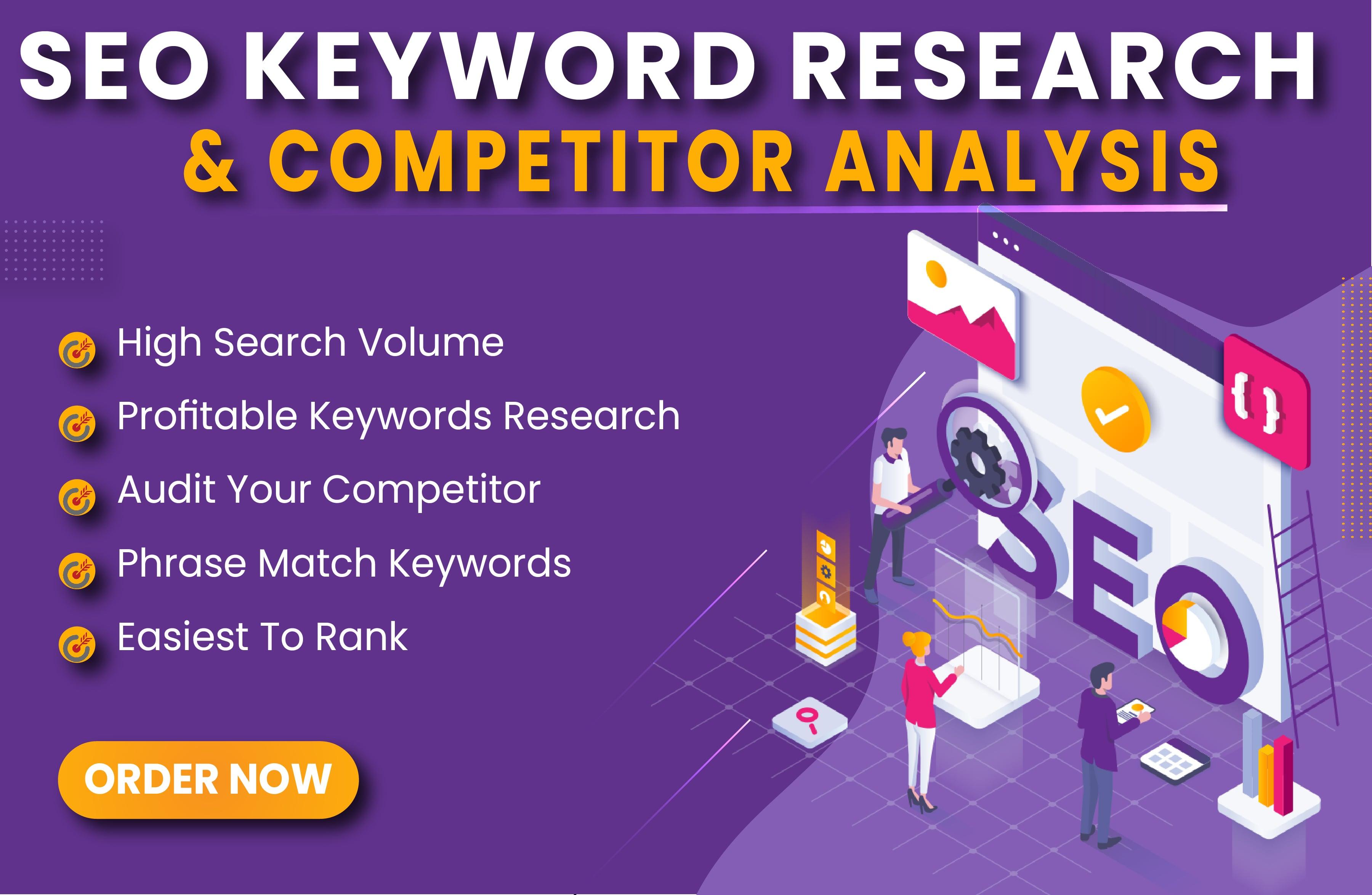 I will do Niche, Keyword Research & Competitor Analysis