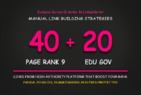 I will high authority 400 edu govt SEO backlinks link building