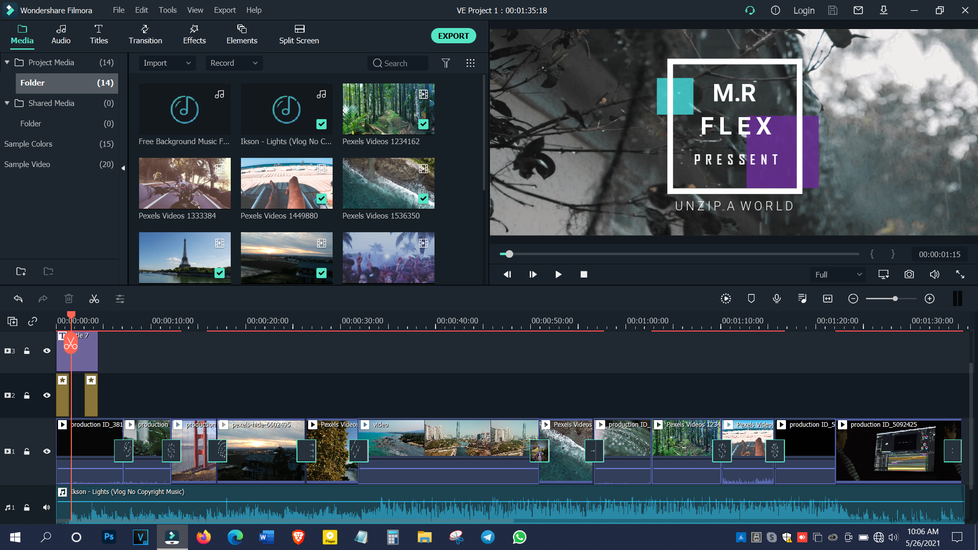 i Will edit your professionally video ,vlog,travel , go pro , drone