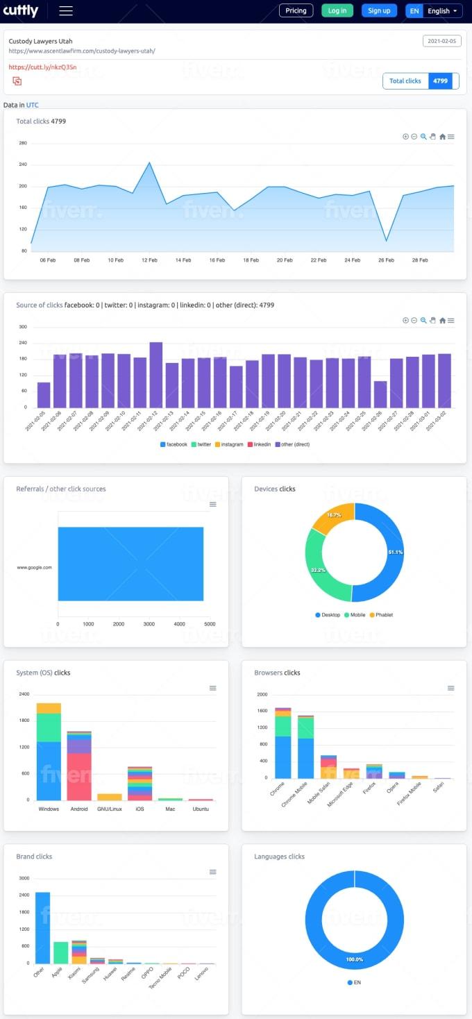 I will drive 30 days organic google search traffic with keywords