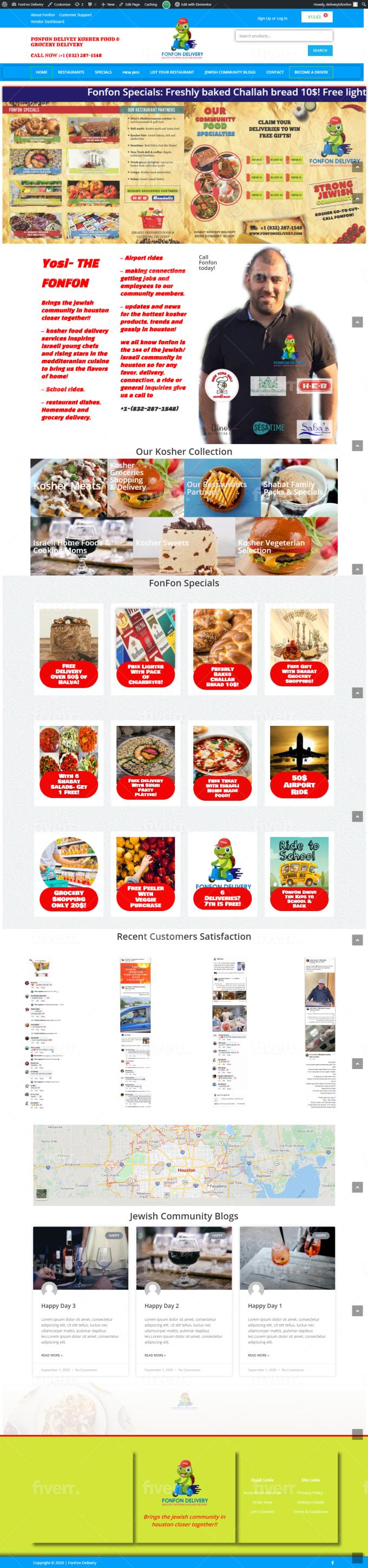 I will design your wordpress woocommerce website