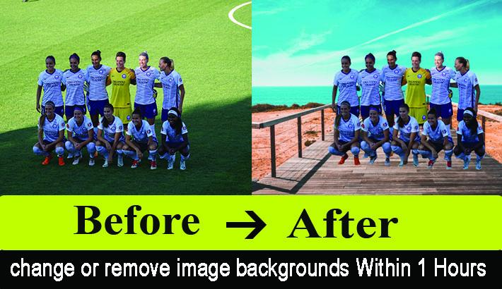 I will do Photoshop edits and background remove any image professionally