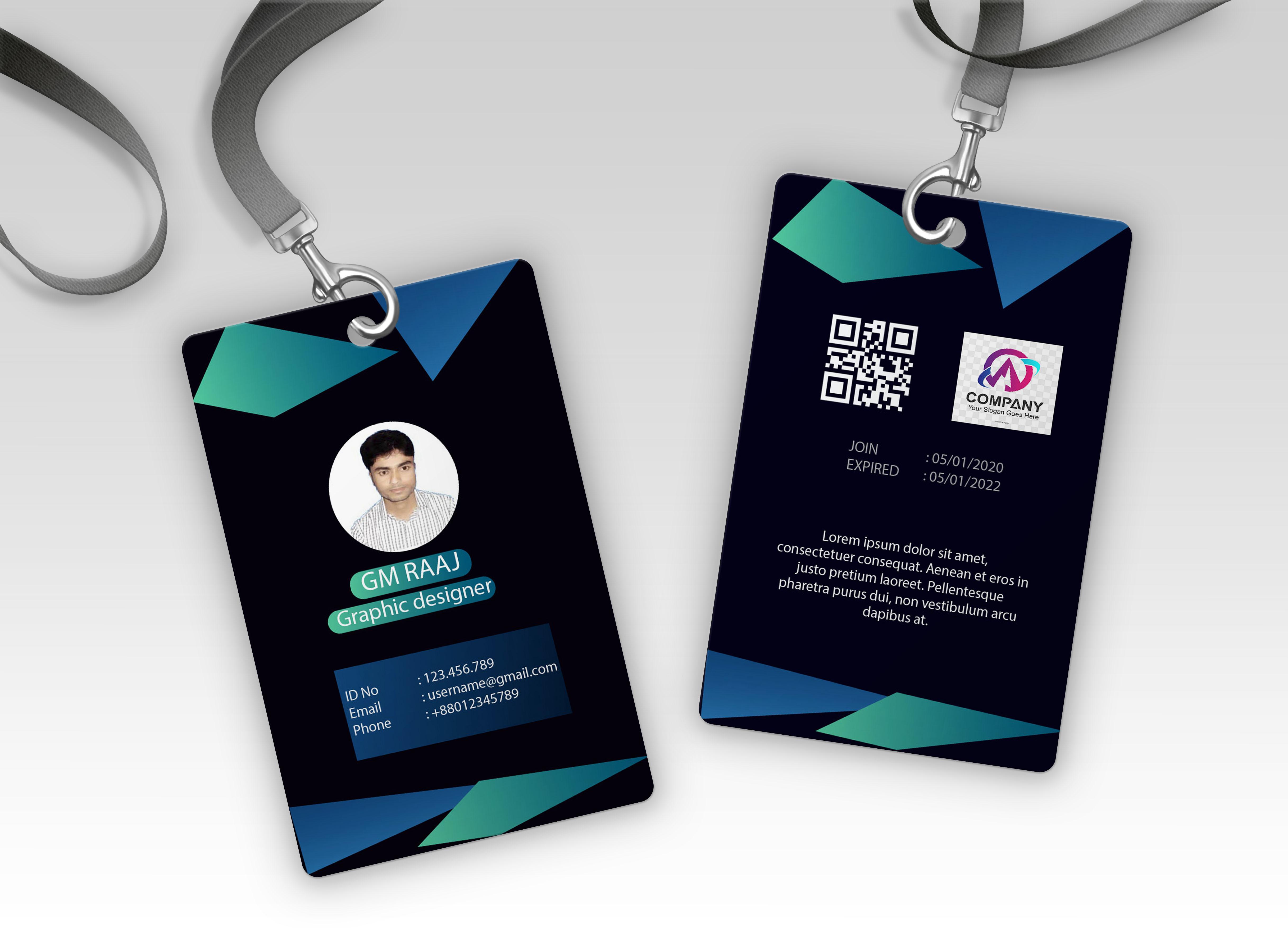 design professional id card Business card and edit any card