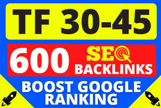 I will make high tf 30 plus 20 SEO backlinks
