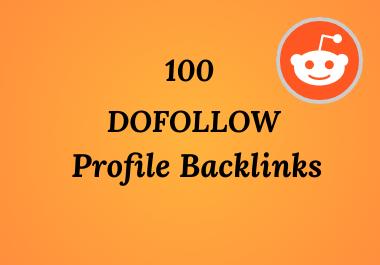 I will create 100 Do follow Profile Backlinks