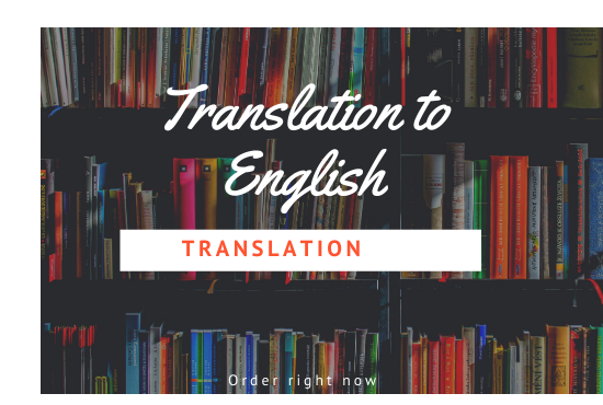 Translation into english from your language 
