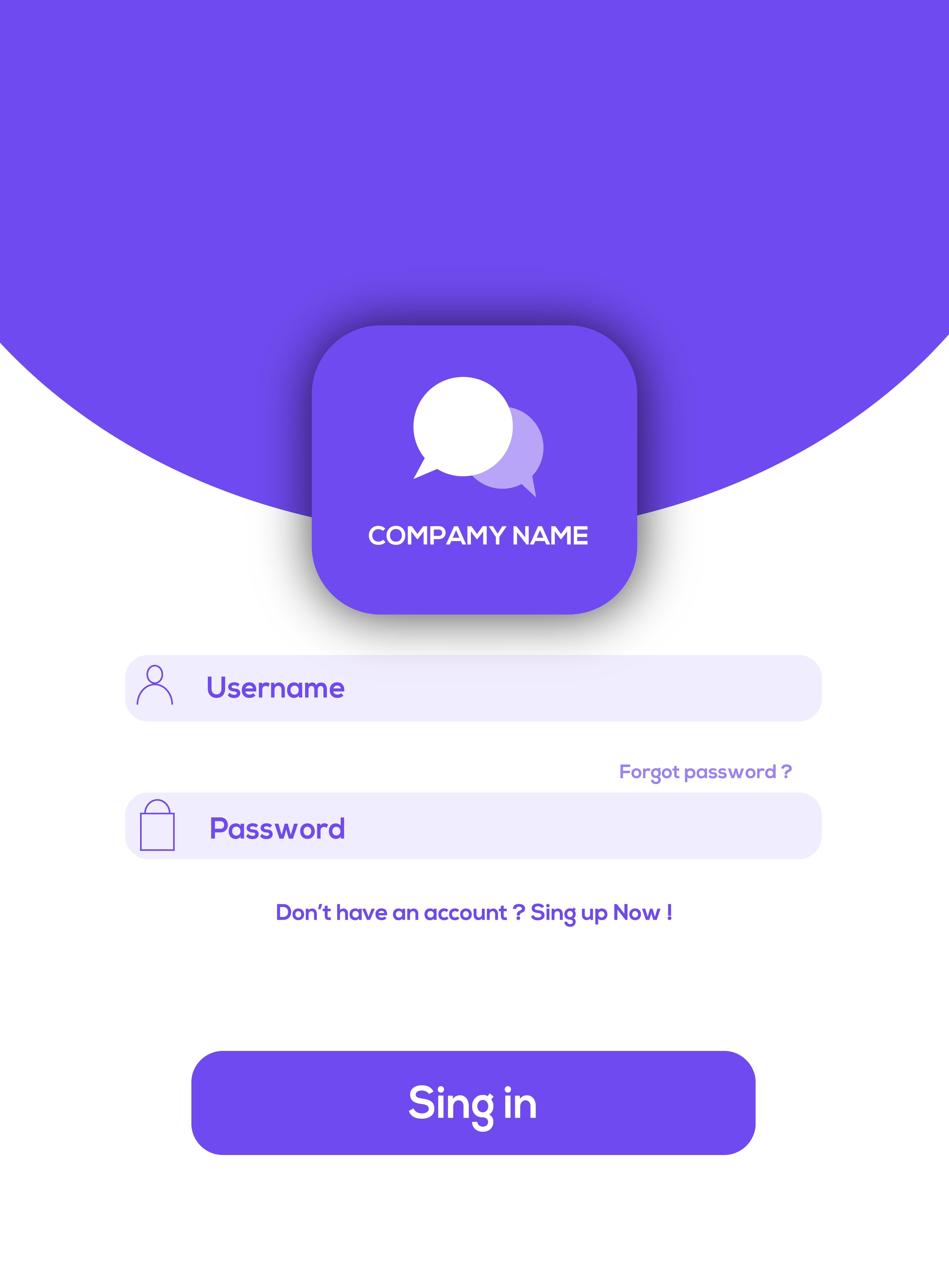 I will give you creative login and register page for your site