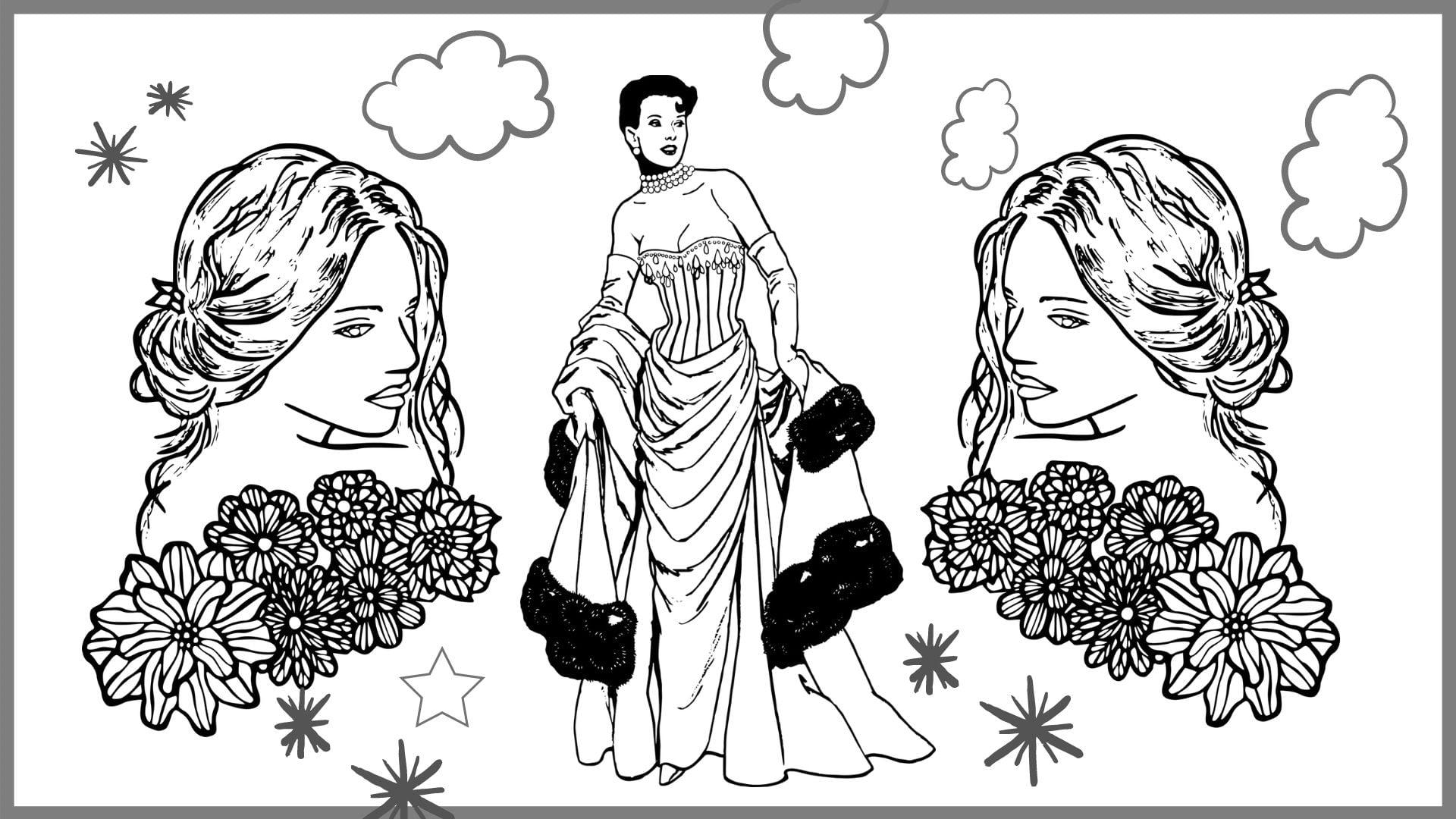 I will make Fashion Girl Coloring Pages For KDP Kindle Book