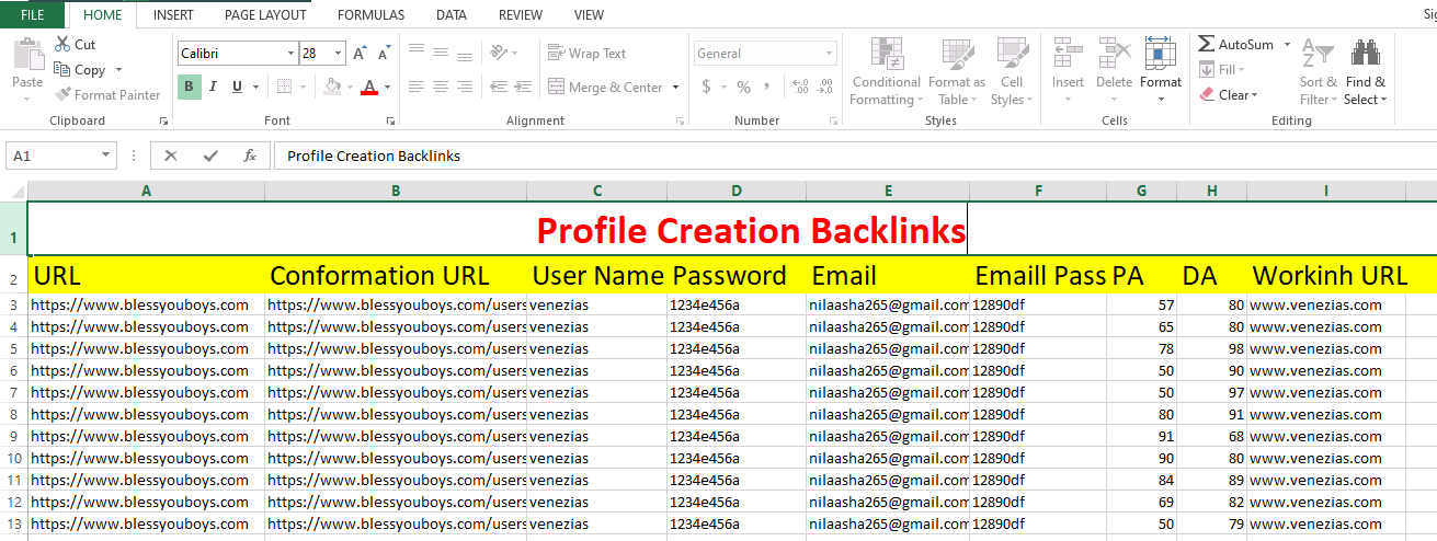 create 100+ DOFOLLOW High PR1-PR7+ or DA 30+ Highly Authorized Google Dominating BACKLINKS
