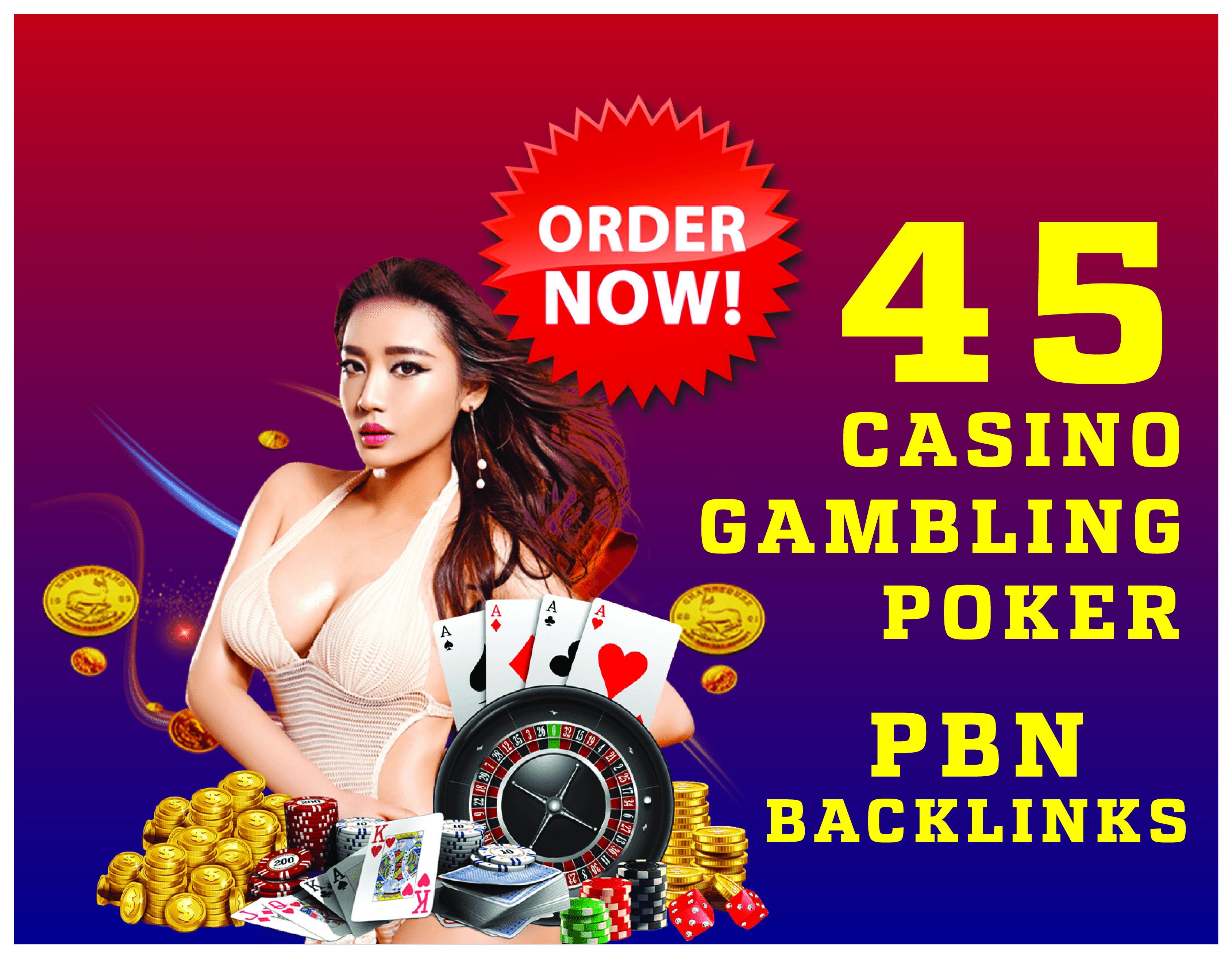 45 HQ PBN Casino Backlinks For Ranking
