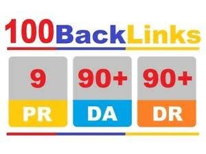 I Will Manually Create 9+ HIGH QUALITY DA 90+ Best Ranking Pr9 and DR 90+ Safe BACKLINK