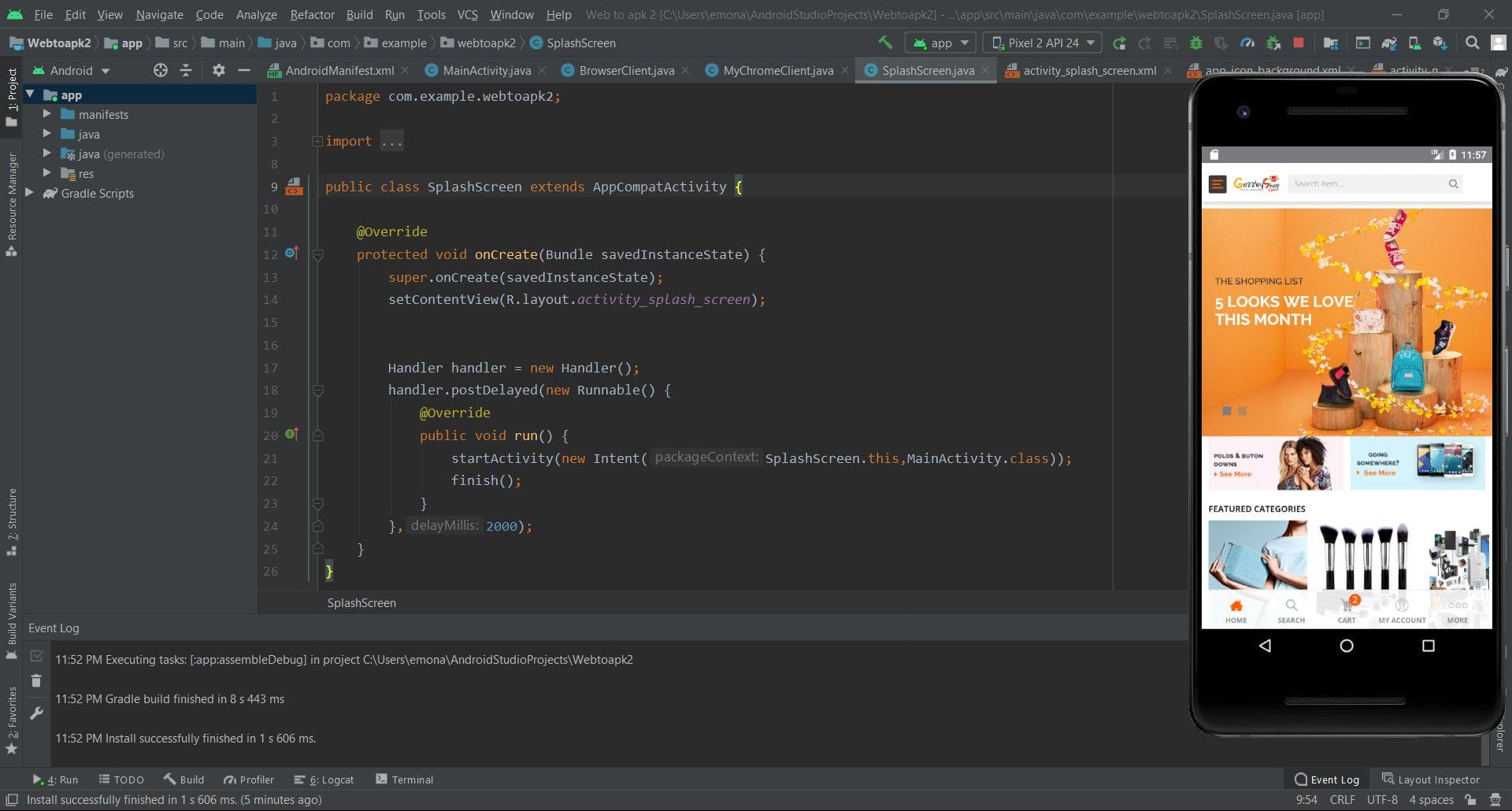 Convert your Website into An Android and IOS Application 