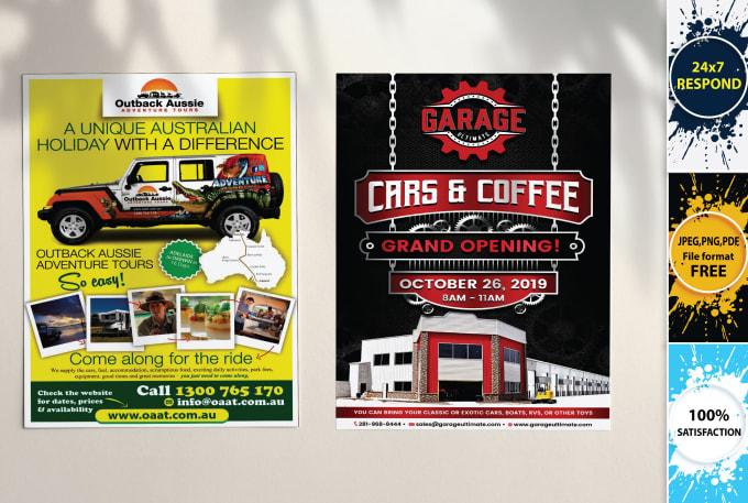 I will design flyer, poster or postcard in 4 hours at your price