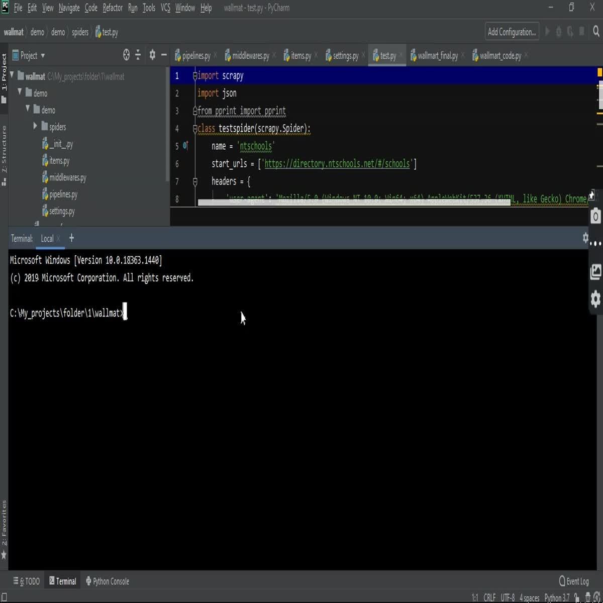 Web Automation &Scraping in python