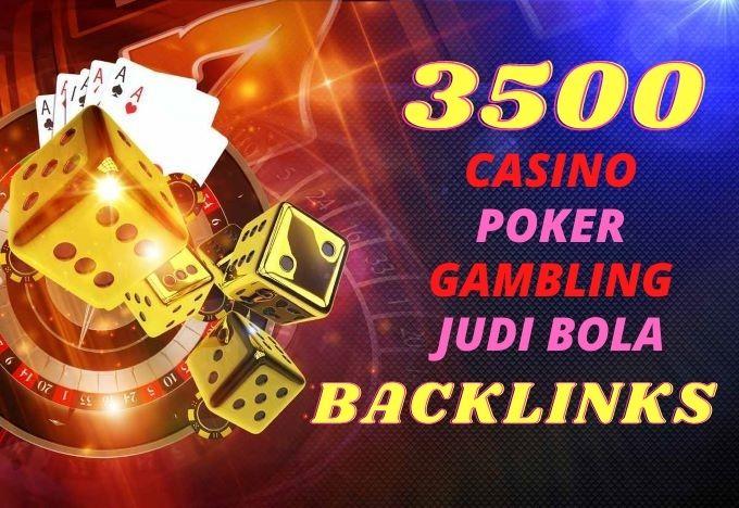 Build Manually 3500 Casino, Gambling, Poker, Judi Bola PBN backlinks