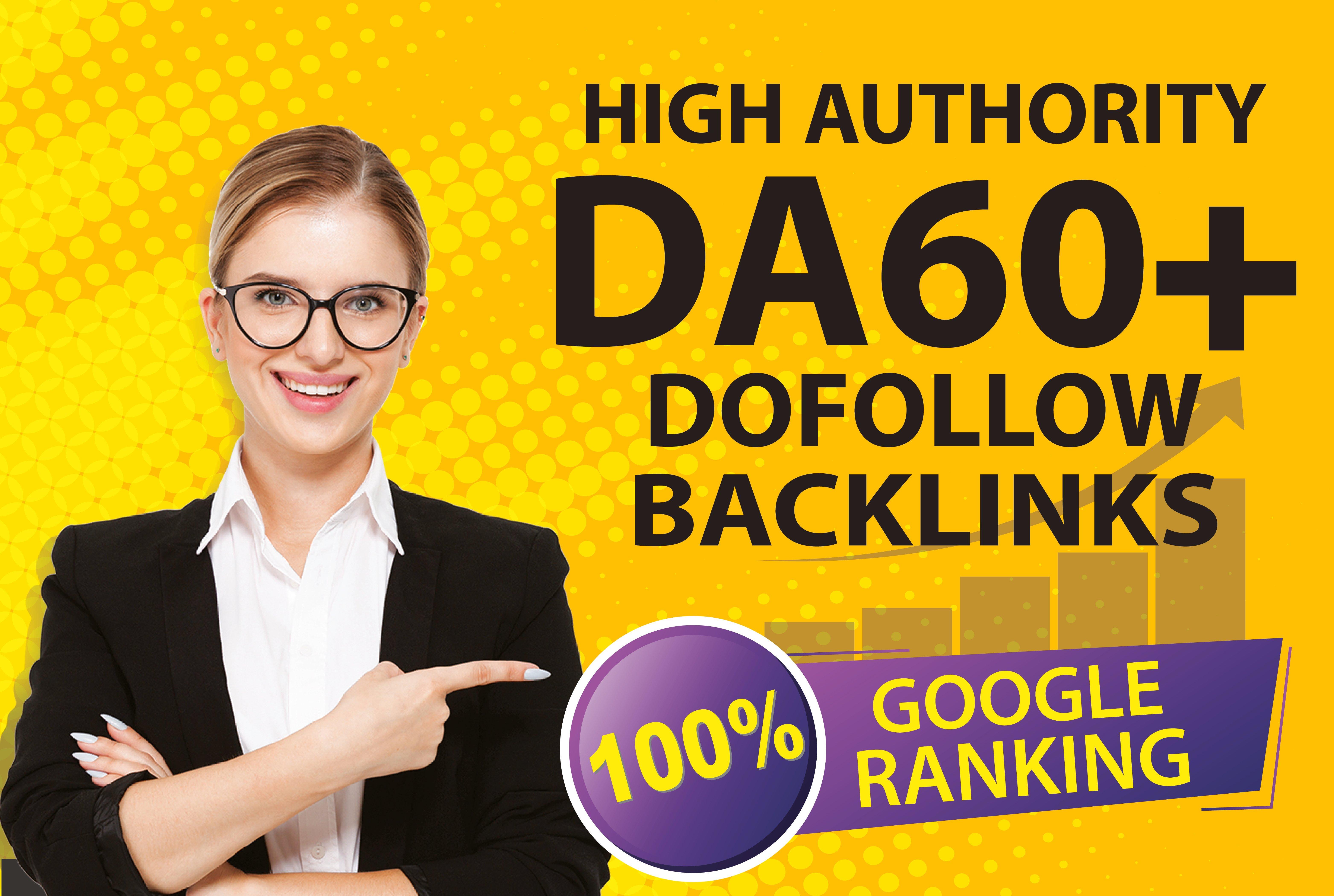 I will do 100+ high authority manually Dofollow backlinks & excellence SEO service