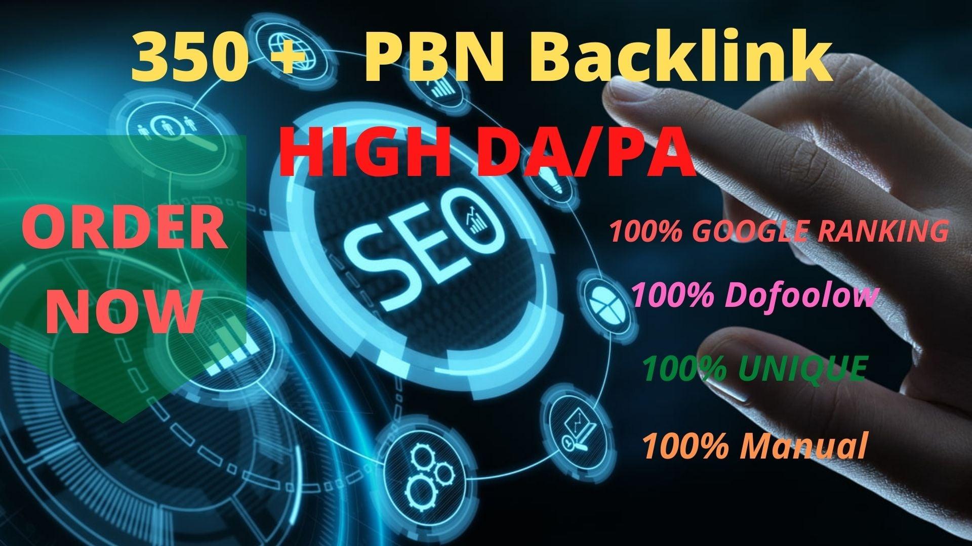 GET 350+ High PBN Backlink Rank your Google site. 