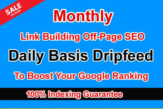 I will rank your website with monthly off page SEO service