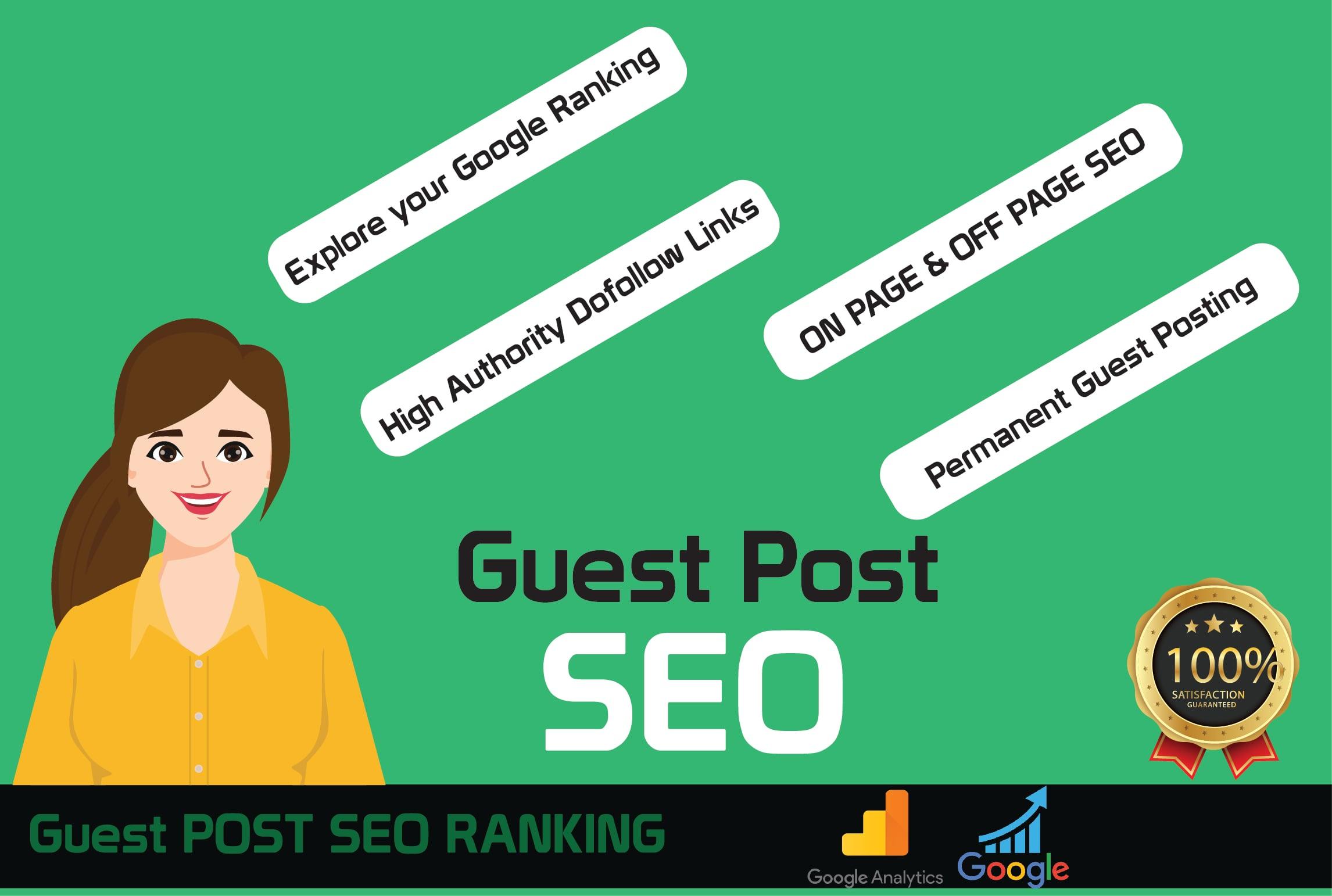 I will publish your guest post on DA 70 with dofollow backlinks
