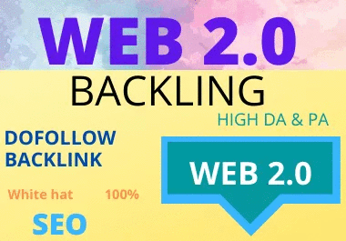 20 Web 2.0 backlinks High Authority permanent contextual unique content pbn link building permanent
