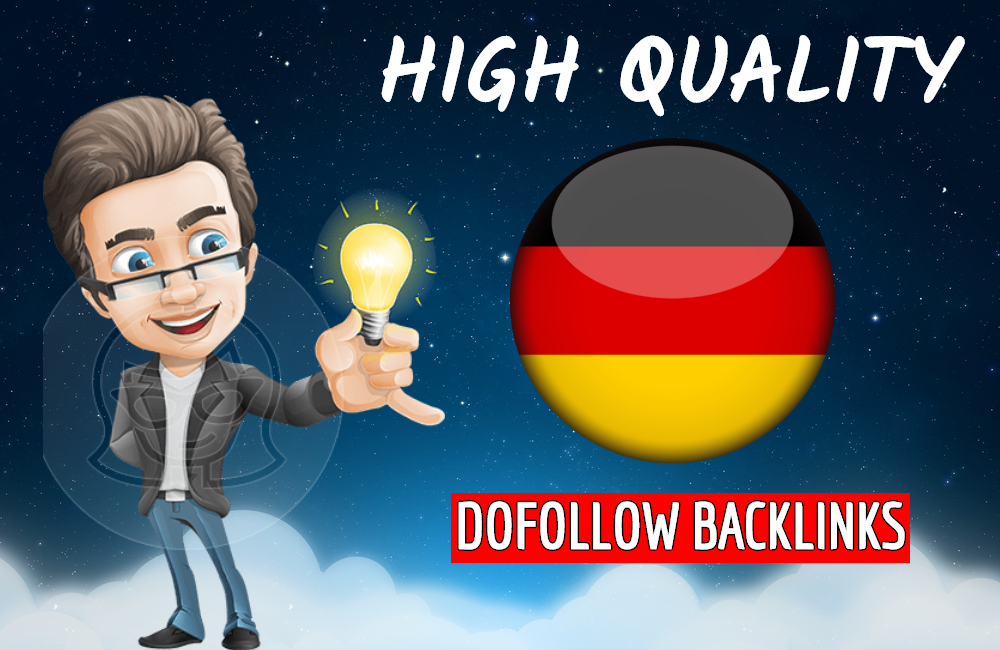 I will build high quality dofollow german backlinks for deutsche local seo