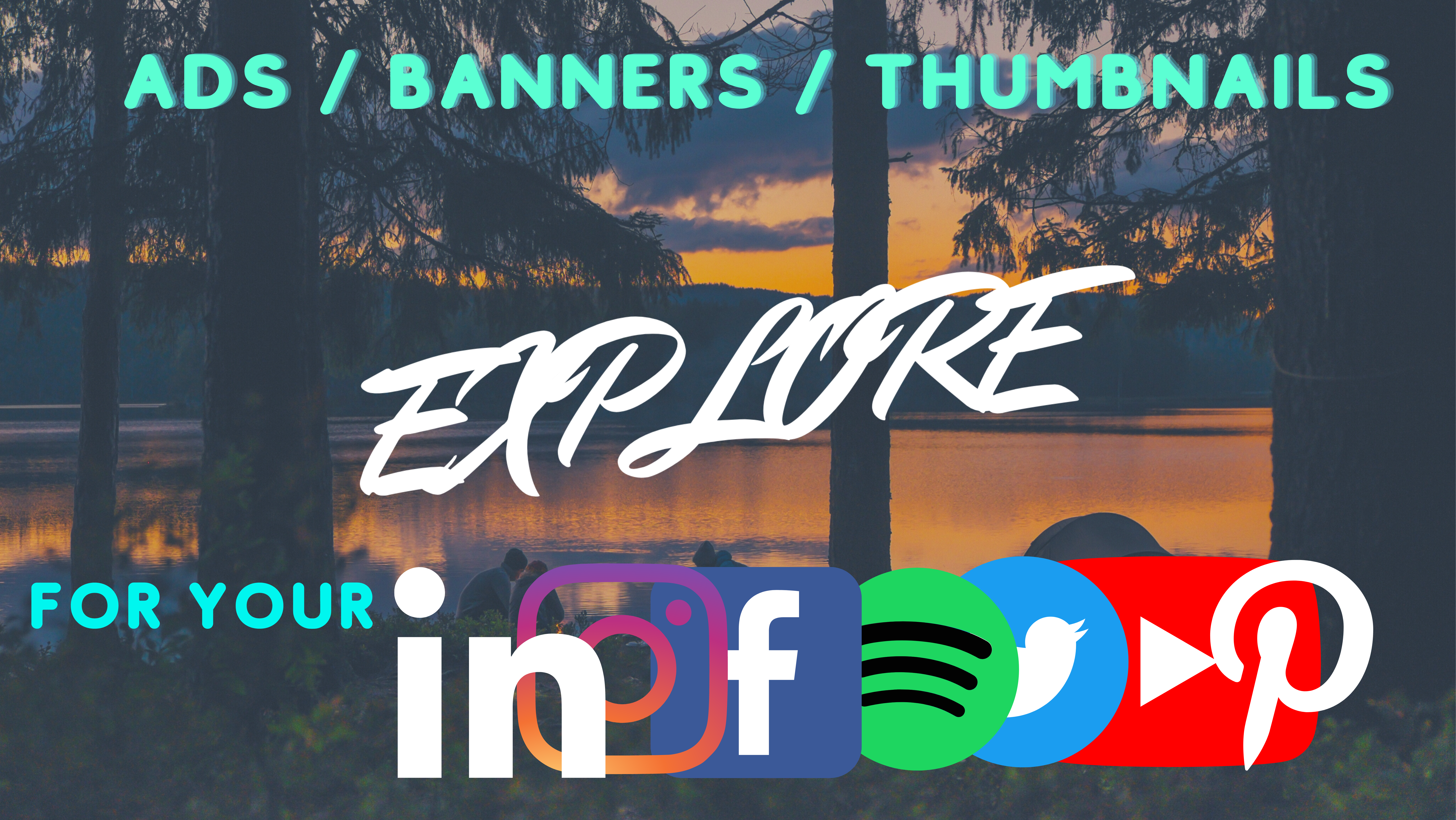 I will create Thumbnails & Banners for You (Ads, Brands, Videos, Social Media)