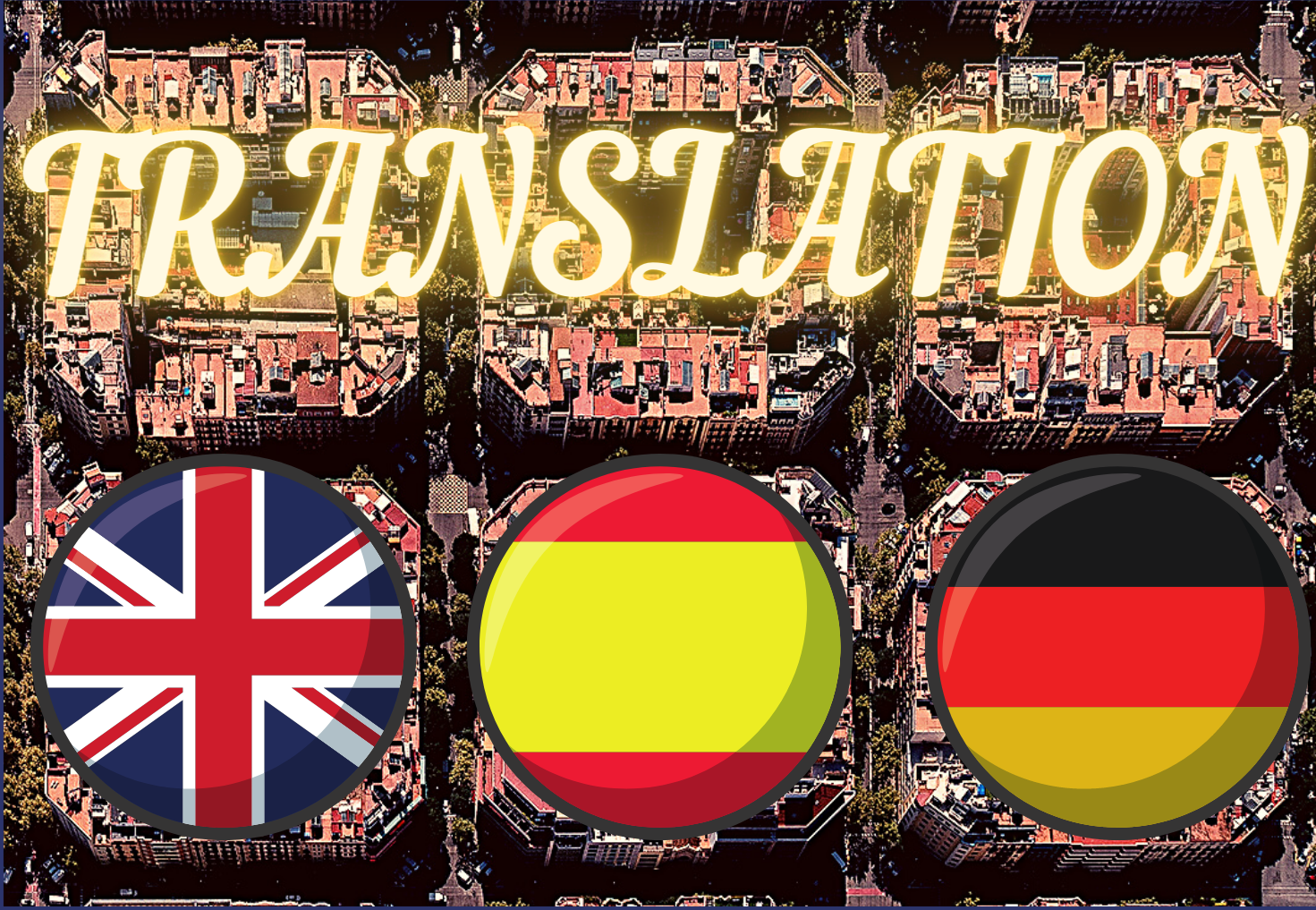 Translator for (English / Spanish / German)