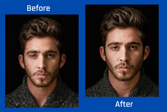 I will increase your images size and enhance photos resolution without quality loss (5 images)