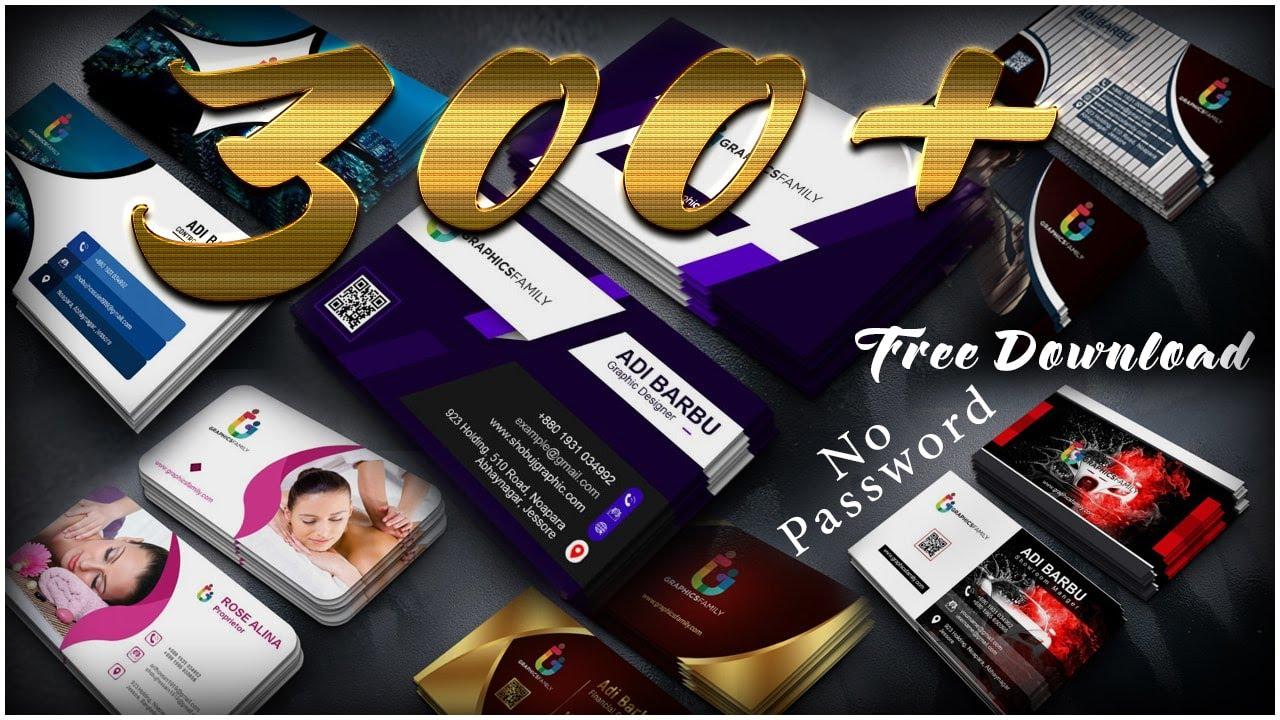 I will provide unique and professional 300+ business card psd templates