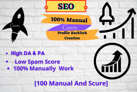 Build 30 High Authority 30 Profile Creation Backlinks for Google Higher Ranking