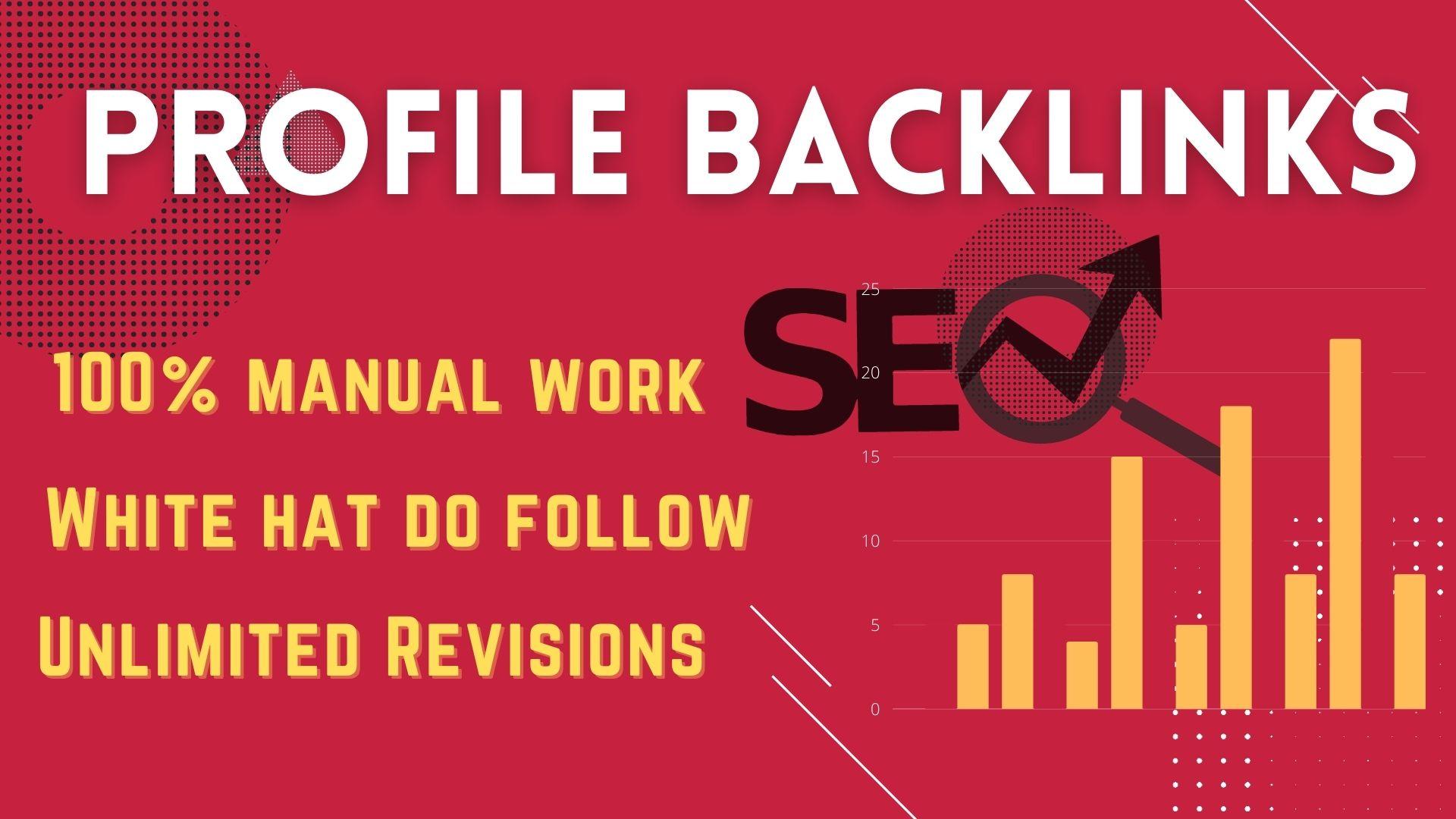 I will rank your website by providing SEO dofollow profile backlinks 