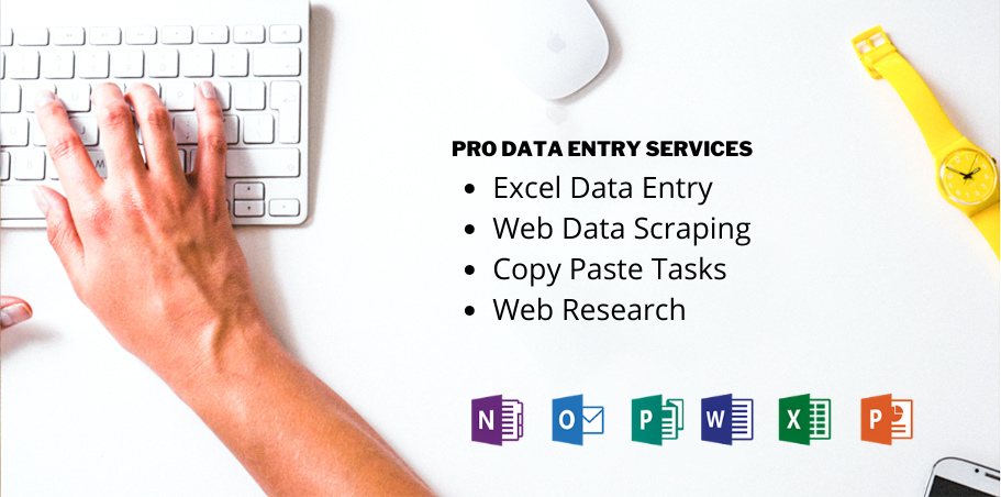 Provide superb excel data entry, web research, data entry, copy paste, virtual assistant