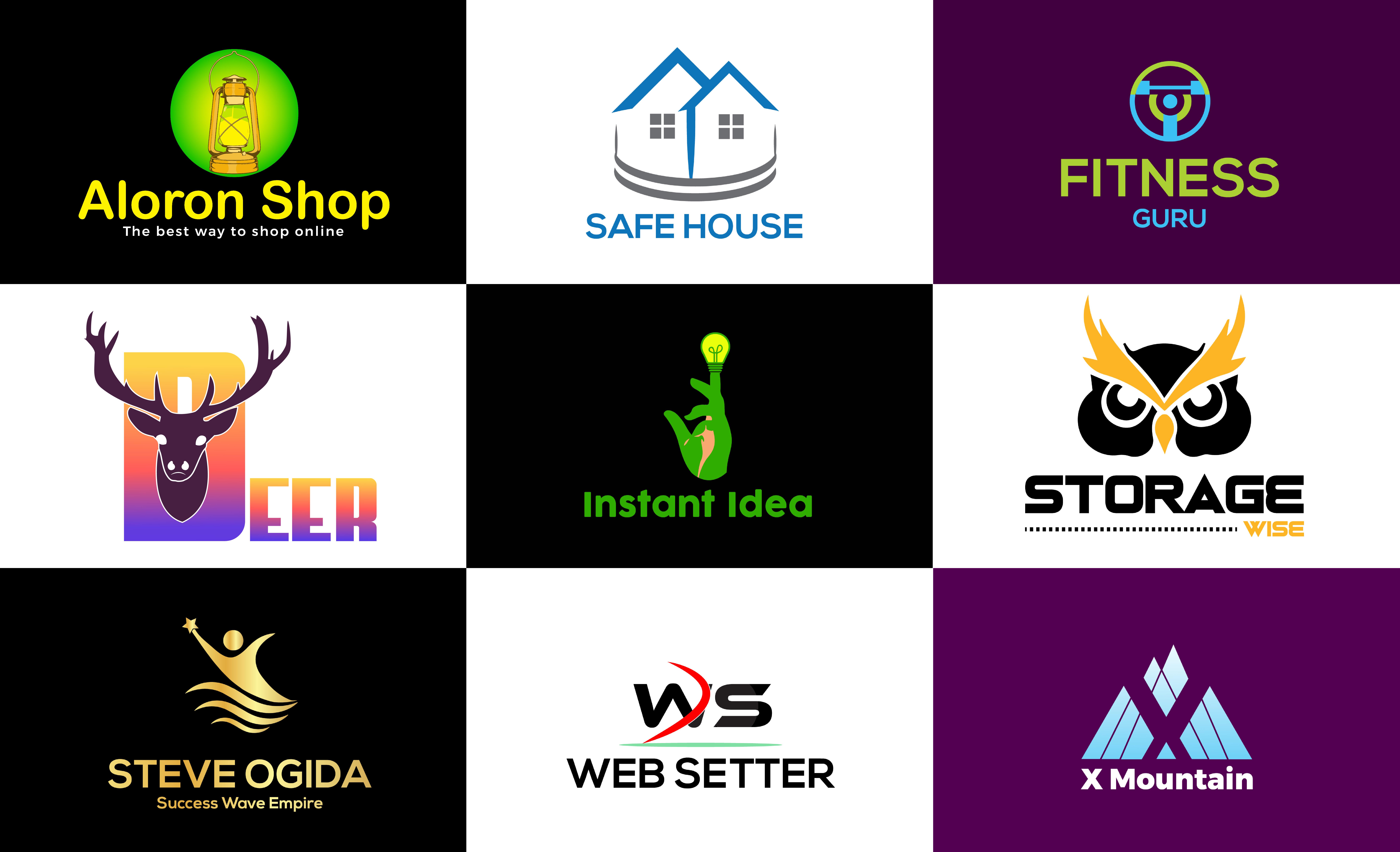 I will do modern and luxury minimalist business logo