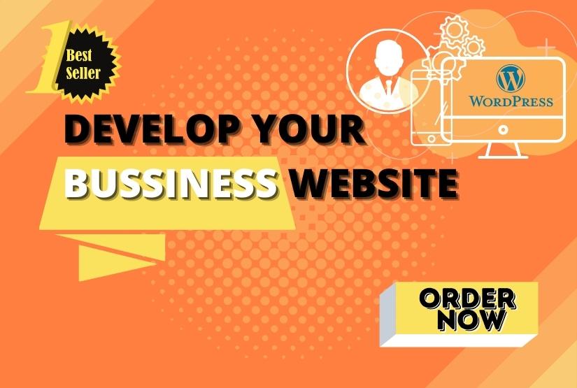 I will design and create business WordPress website