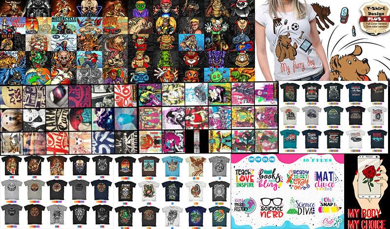 i will deliver 55k editable t shirt design for all pod platform such as merch by amazon etc