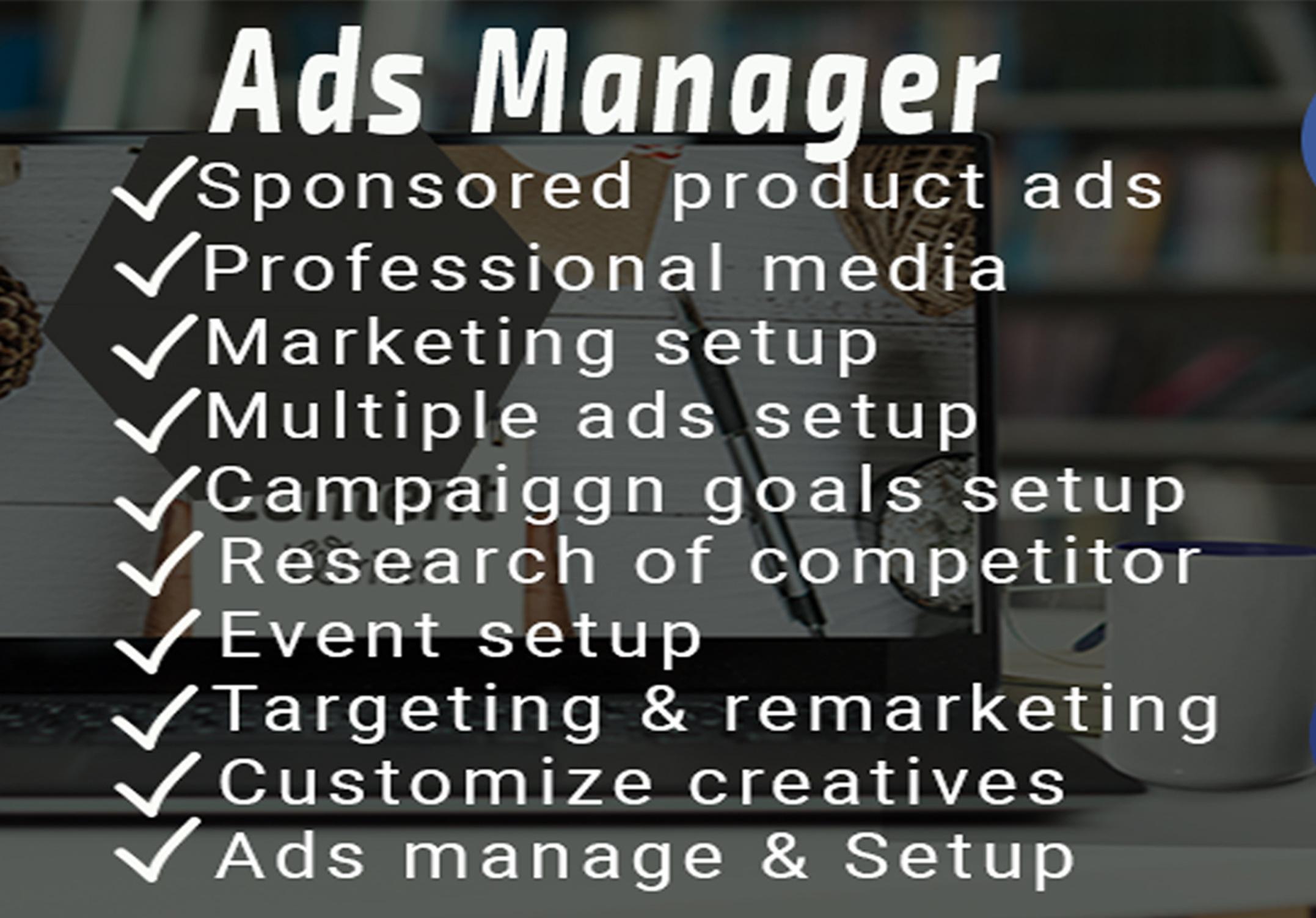 Facebook ads manager and campaign management