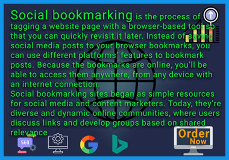 Social Bookmarking assistance, High-authority Manually Backlinks