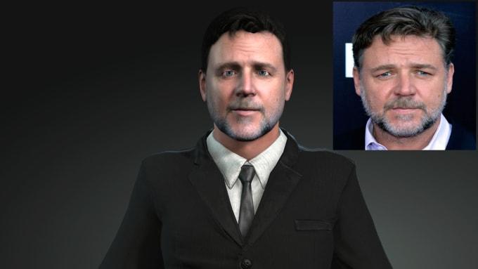 I will do 3d game realistic character design for unity 3d,unreal engine 4