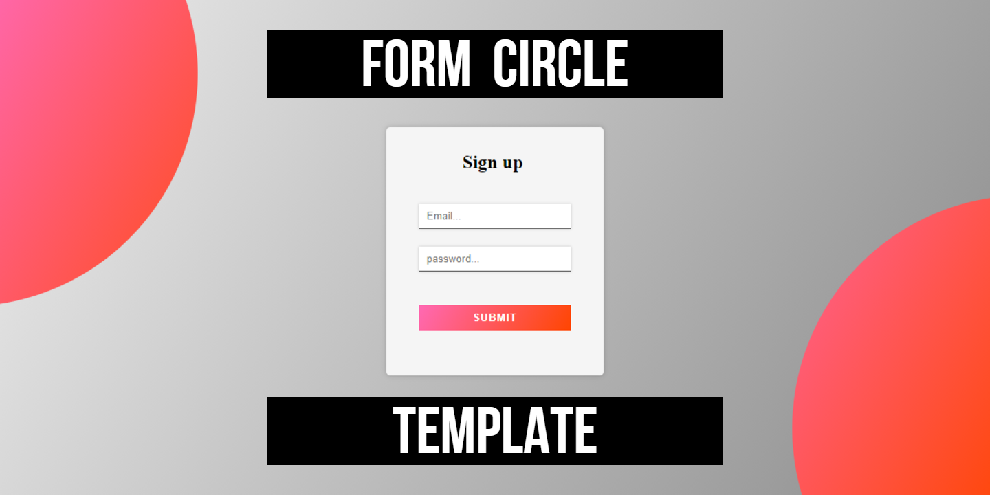 Creative Form Background Circle
