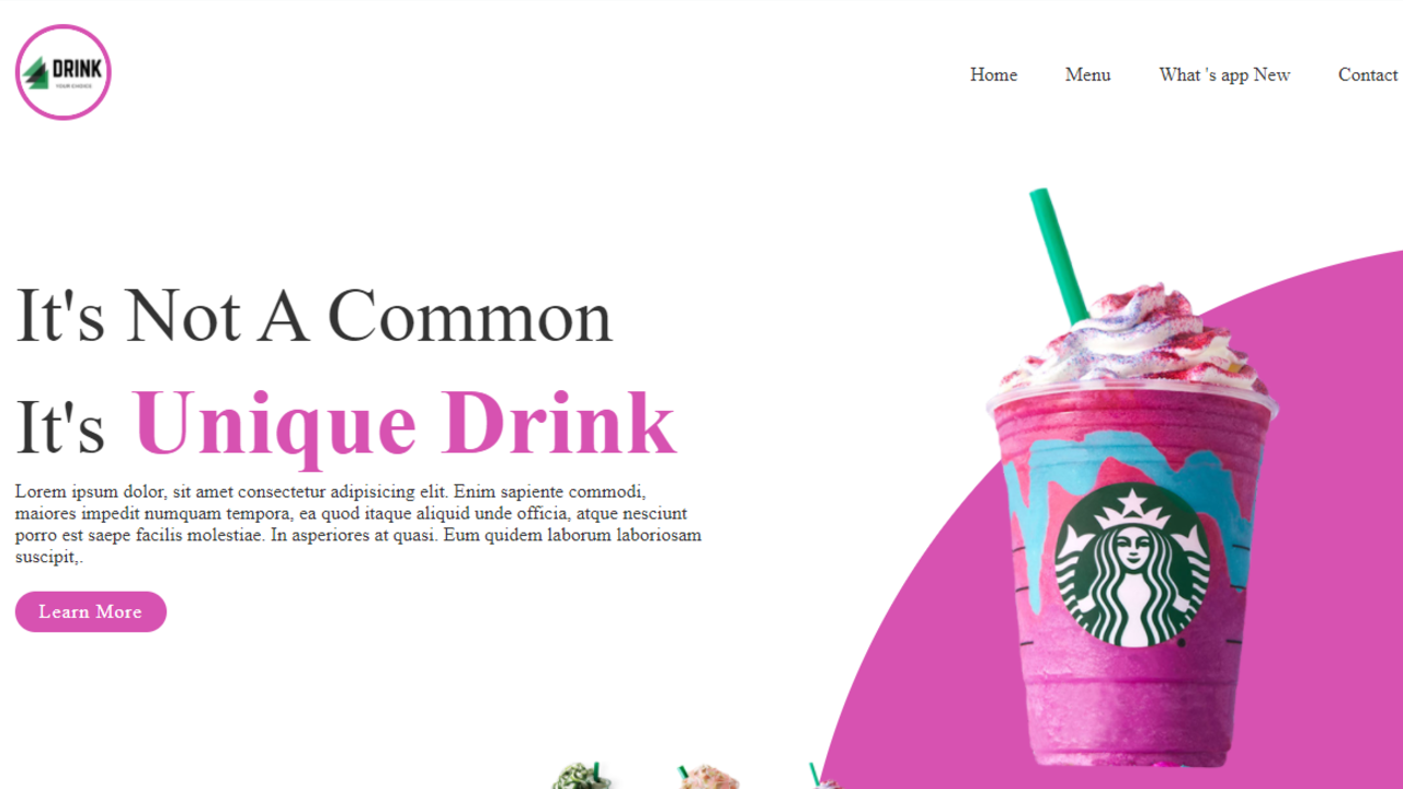 Landing Page Or Home Page Make Pure html Css
