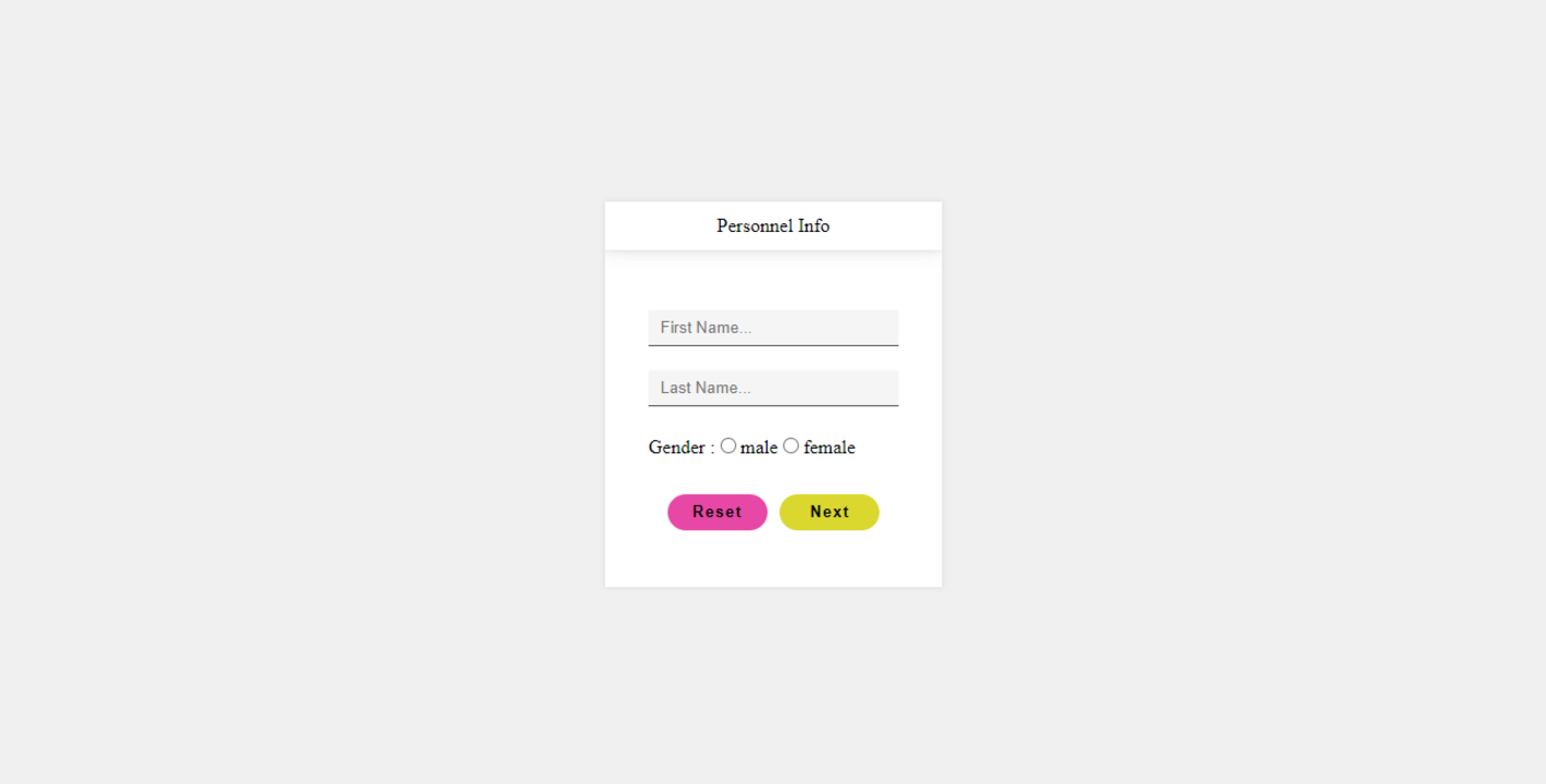 multi-step users registration form