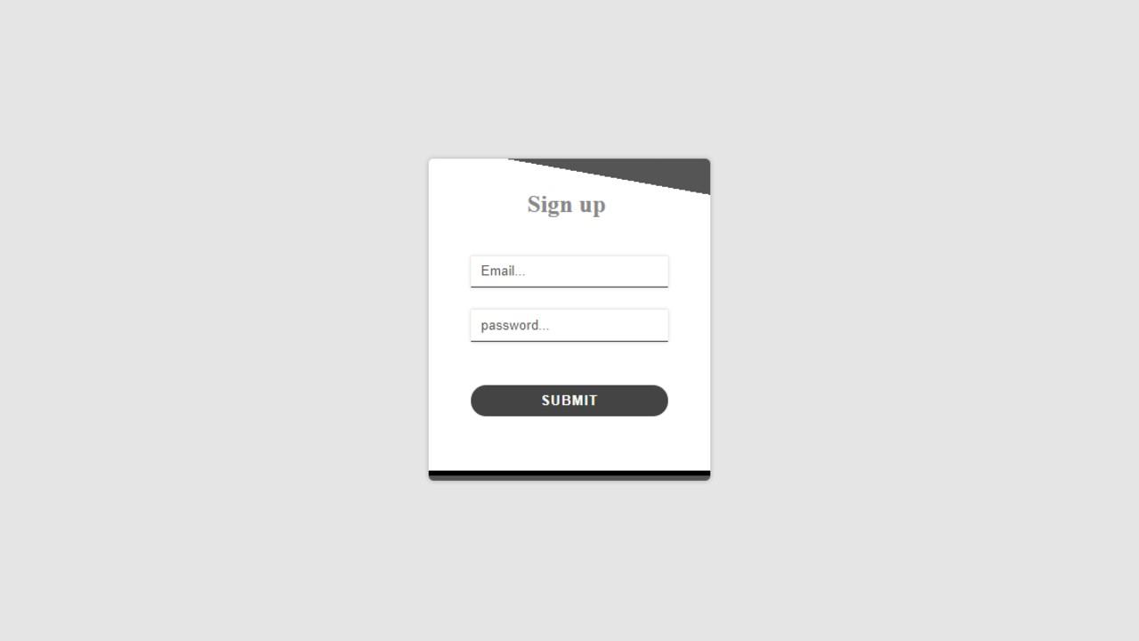 beautiful Stylish And Unique Form Template